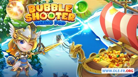 Bubble shooter viking pop 2024
