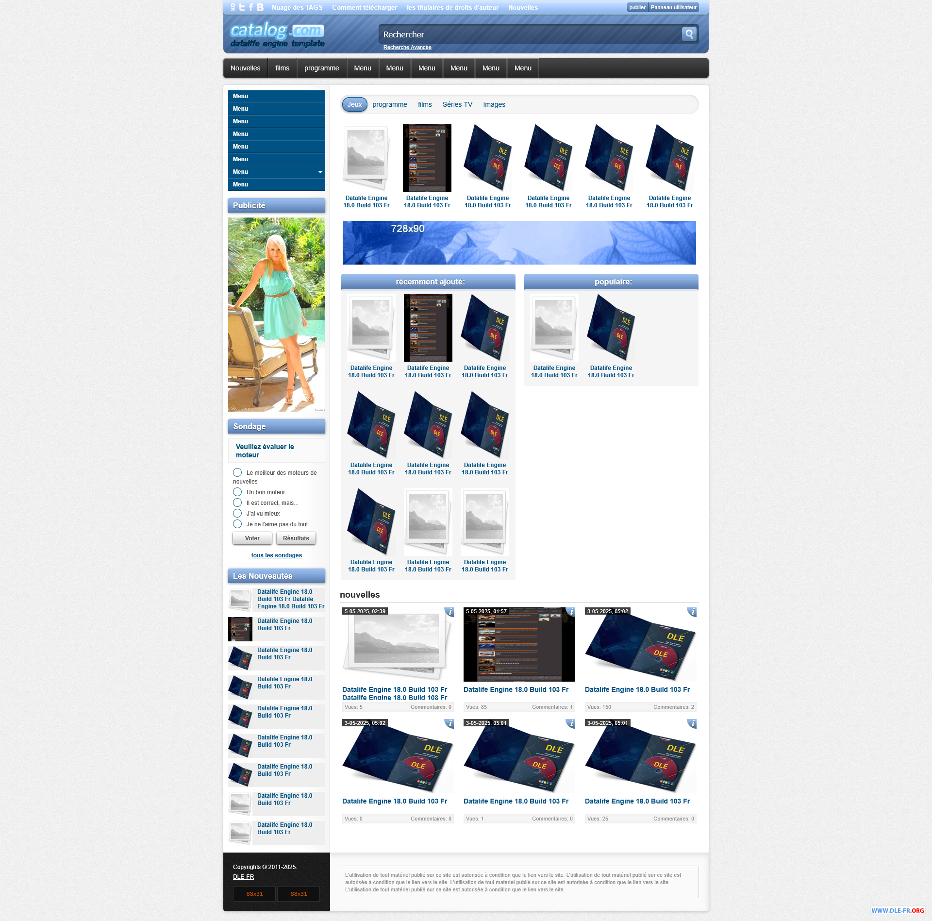 Catalog Blue utf8 dle 18.0 fr