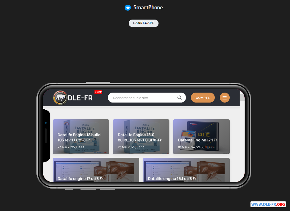 Démonstration-Page v 1.0 Datalife engine